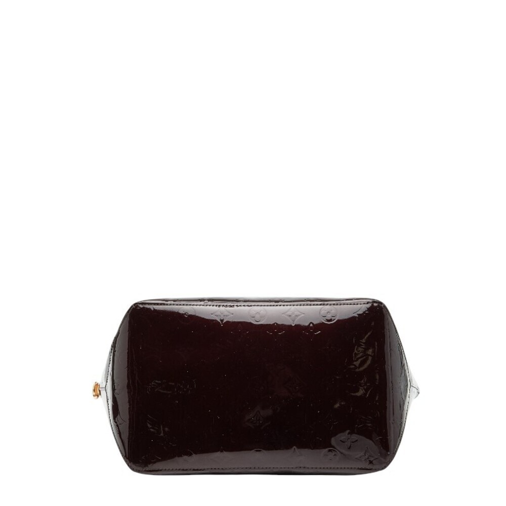 Louis Vuitton Bag Amarante Purple Vernis Tote Bellevue Patent Shoulder Leather - Picture 3 of 9